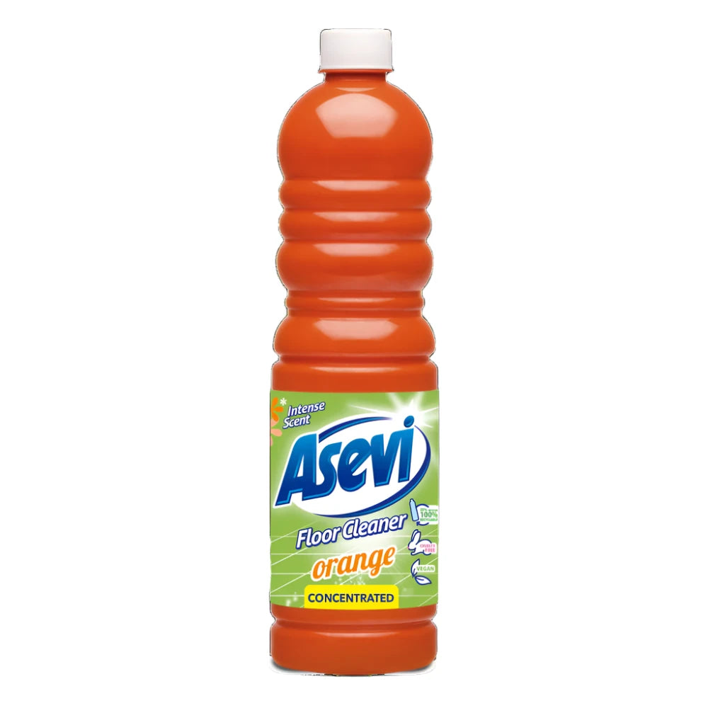 Asevi concentrated and highly-perfumed, pH neutral floor cleaner that provides a sparkling all-round clean to all types and even the most delicate of floors.

Intense and long-lasting citrus fragrance
Clean and fresh aroma
Ideal for all types of floor