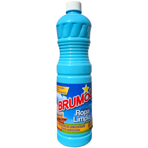 Brumol Ropa Limpia Floor Cleaner - 1L

A concentrated floor cleaner leaving your home with a long-lasting clean and fresh smell. All types of surfaces

Unique Perfume - smells like Fresh washing. An intense fragrance that lasts for days.