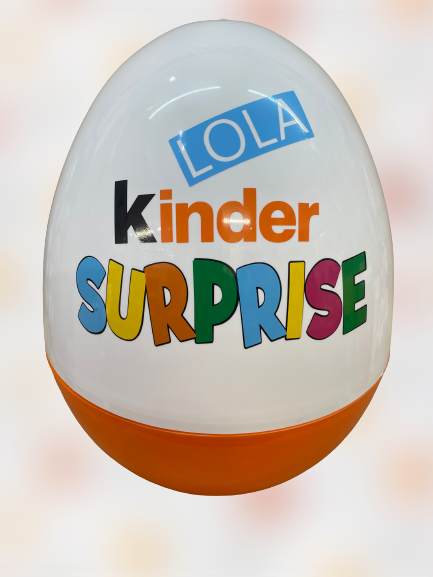 Giant Surprise Personalised Kinder Surprise Easter Egg