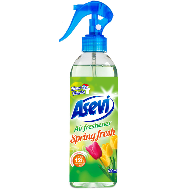 Asevi PRIMAVERA Air and Fabric Spray - Spring

Concentrated liquid air freshener with high-quality cosmetics fragrances.
Its perfect fusion of woody, fruity and floral notes lend the fragance naturalness, freshness and intensity.
Long-lasting scent for the home and fabrics. Its scent can remain for up to more than 12 hours on fabrics.

Size - 400ml