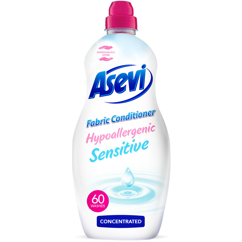 Asevi Sensitive Fabric Softener/ Conditioner Hypoallergenic - 60 Washes