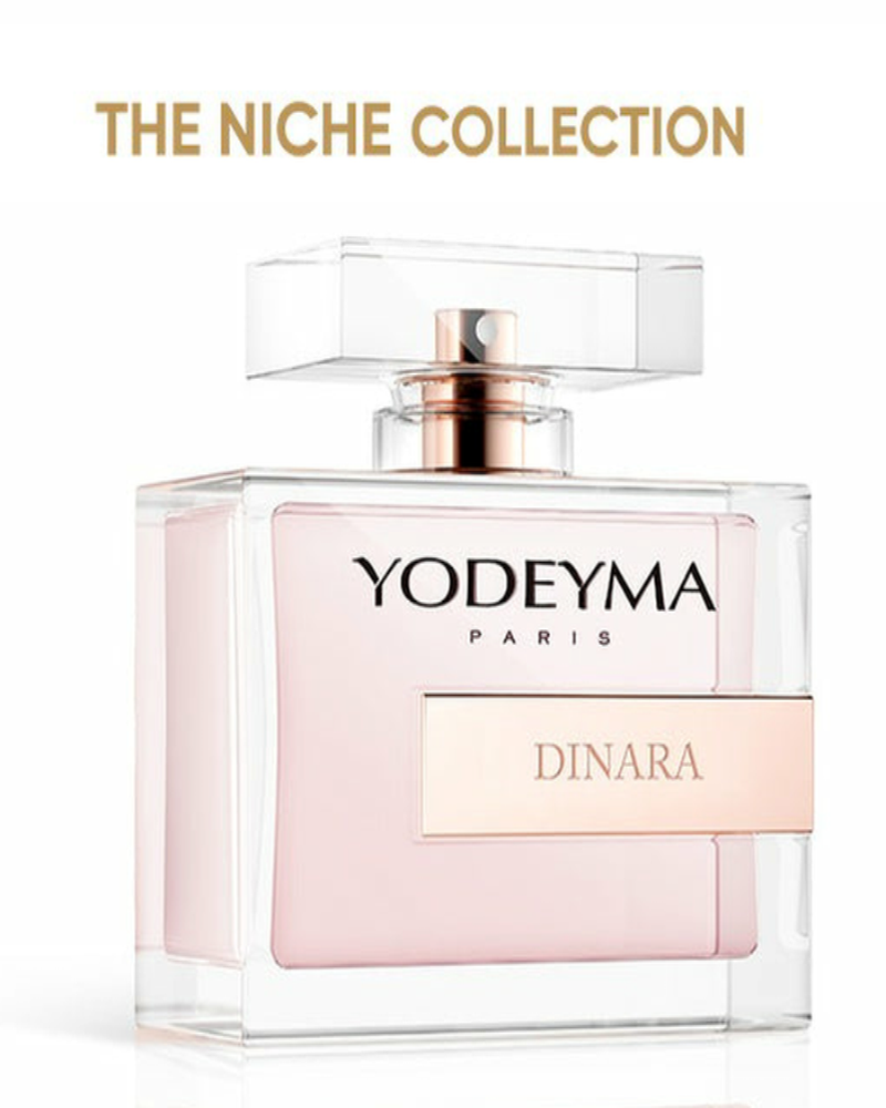 Yodeyma Dinara is a Feminine perfume that smells of perfumed powder, talc, velvet and rose. It's charismatic, and re-defines the idea of femininity in a perfume. Part of the exclusive Yodeyma Niche Collection. It has same perfumary notes smells like Teint de Noir by Lorenzo Villoresi