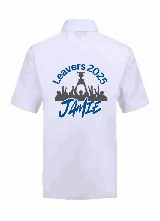 Personalised Trophy Themed Leavers Signing Shirt