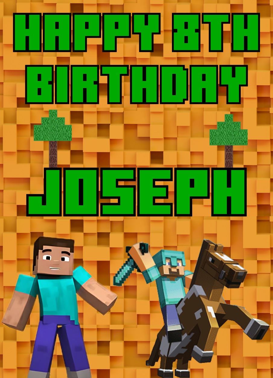 Make your child's birthday extra special with Minecraft themed banners and posters. With these fun and colorful decorations, your child and their friends will feel like they're in the game! They'll love the excitement and adventure these decorations bring to their party.