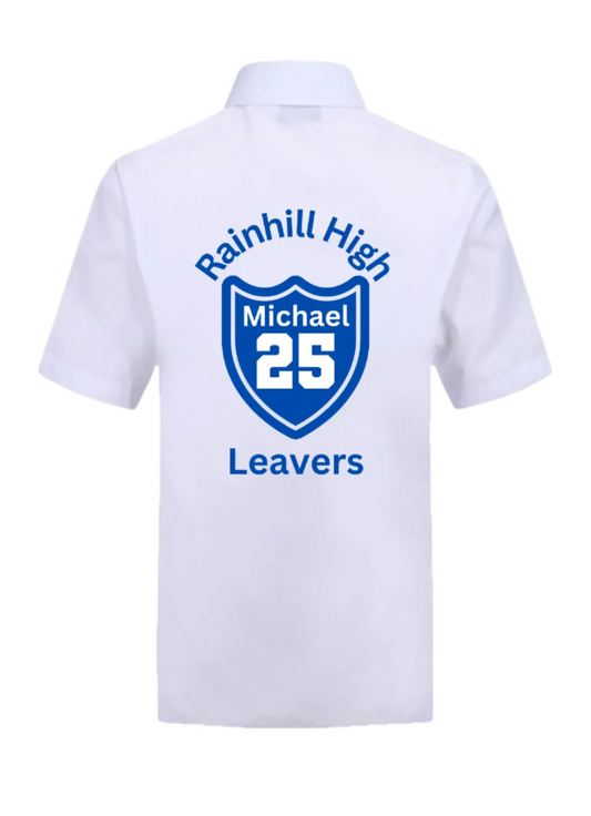 Capture the essence of your school years with our Personalised Shield Designed Leavers Signing Shirt for the Class of 2025! These custom shirts showcase a striking shield design in your preferred color, along with your name and significant dates. Cherish the unforgettable moments of your final day of school with this perfect memento.