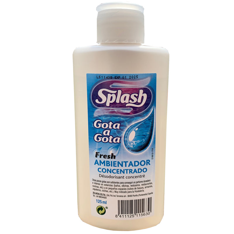 Splash concentrated air freshener toilet drops are perfect to make your home smell amazing.&nbsp; These powerful little drops can go in the toilet after use, under the toilet mat, under the pet bedding, inside the bottle of your bin, and literally anywhere where bad odours like to sit.

These come in a 125ml bottle with a handy flip top lid to keep them smelling fresh.