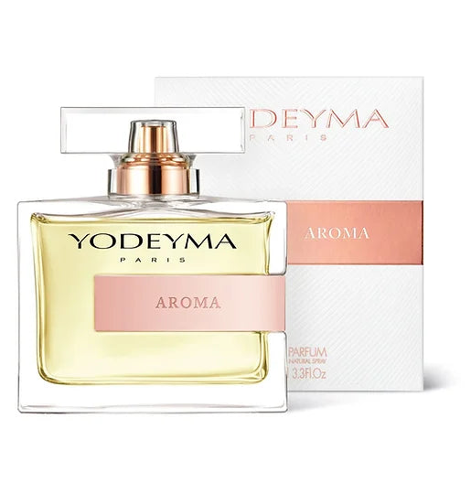 Yodeyma 100ml Aroma is a long-lasting, exotic women's perfume for an elegant woman, inspired by Calvin Klein's Euphoria, with pomegranate, orchid, and violet notes.